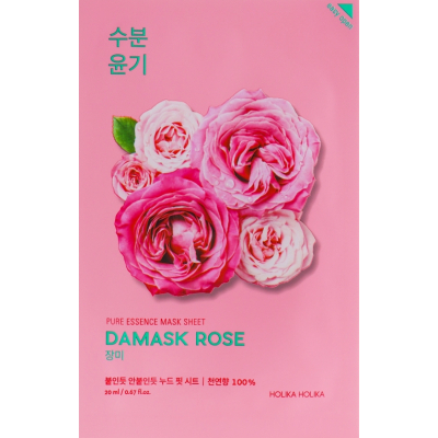 Маска для обличчя Holika Holika Pure Essence Damask Rose Дамаська троянда 20 мл (8806334368098)