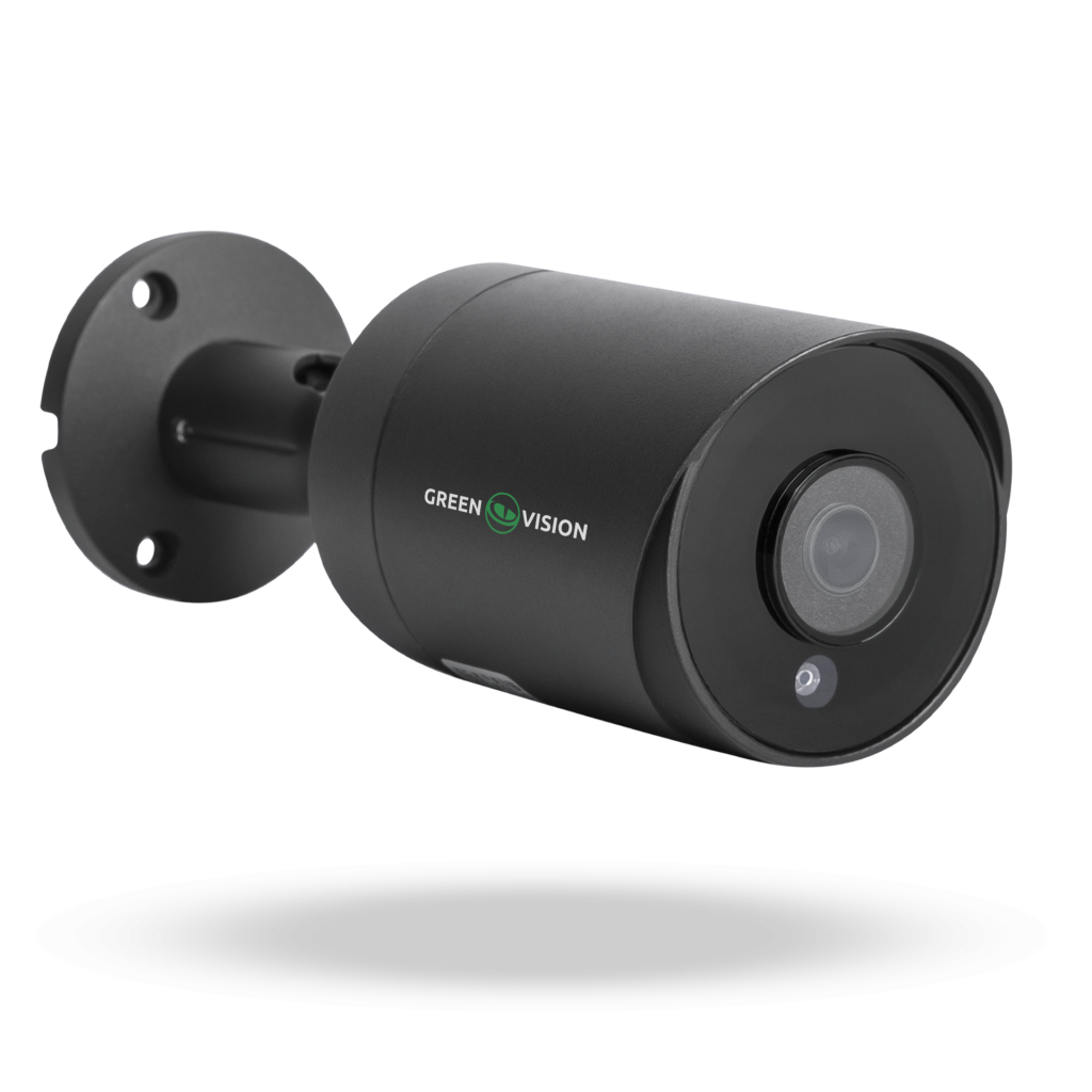 Камера відеоспостереження Greenvision GV-157-IP-COS50-30H POE 5MP Dark Grey (Ultra) (GV-157-IP-COS50-30H POE Grey (Ultra))