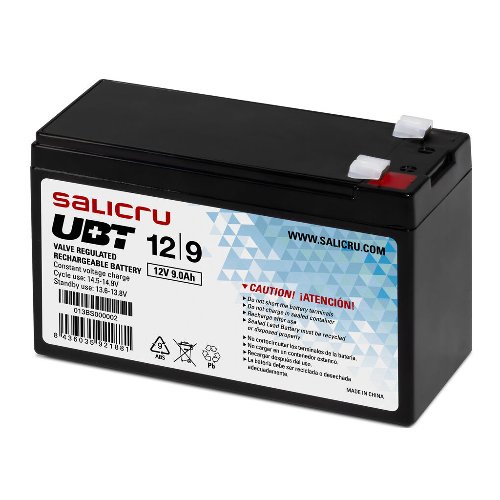 Батарея до ДБЖ Salicru UBT 12V 9Ah (UBT129)