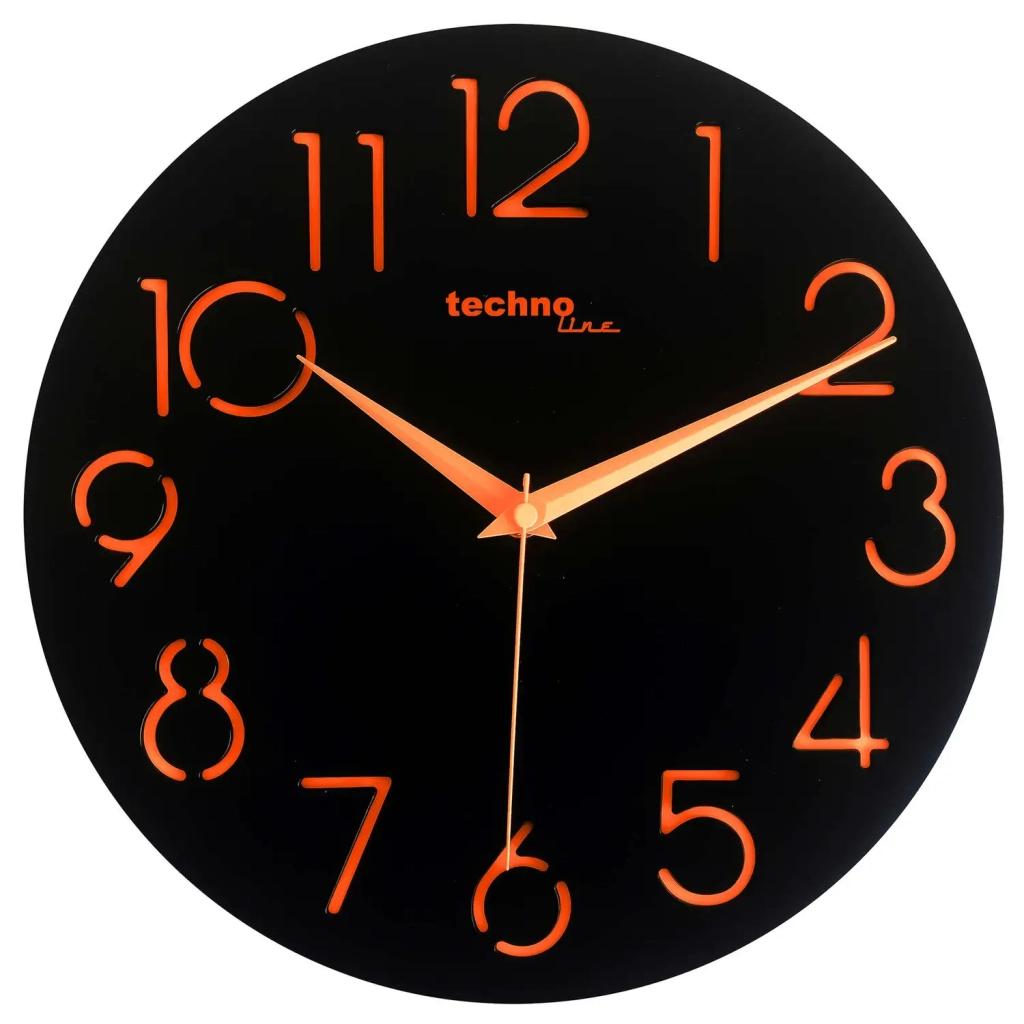 Настінний годинник Technoline Black (WT7230) (DAS301309)