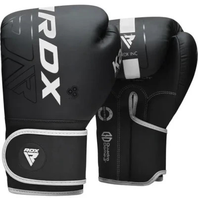 Боксерські рукавички RDX F6 Kara Matte White 12 унцій (BGR-F6MW-12OZ)