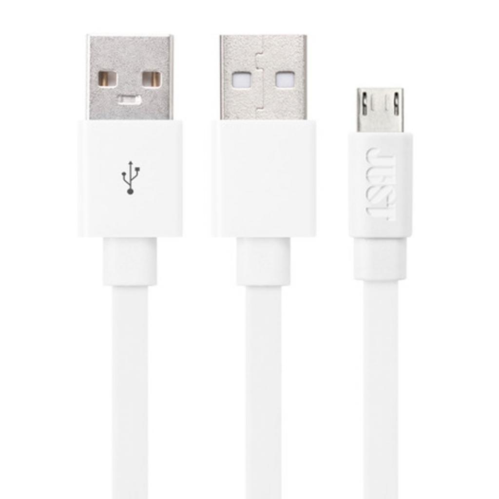 Дата кабель USB 2.0 AM to Micro 5P 1.2m Freedom White Just (MCR-FRDM-WHT)