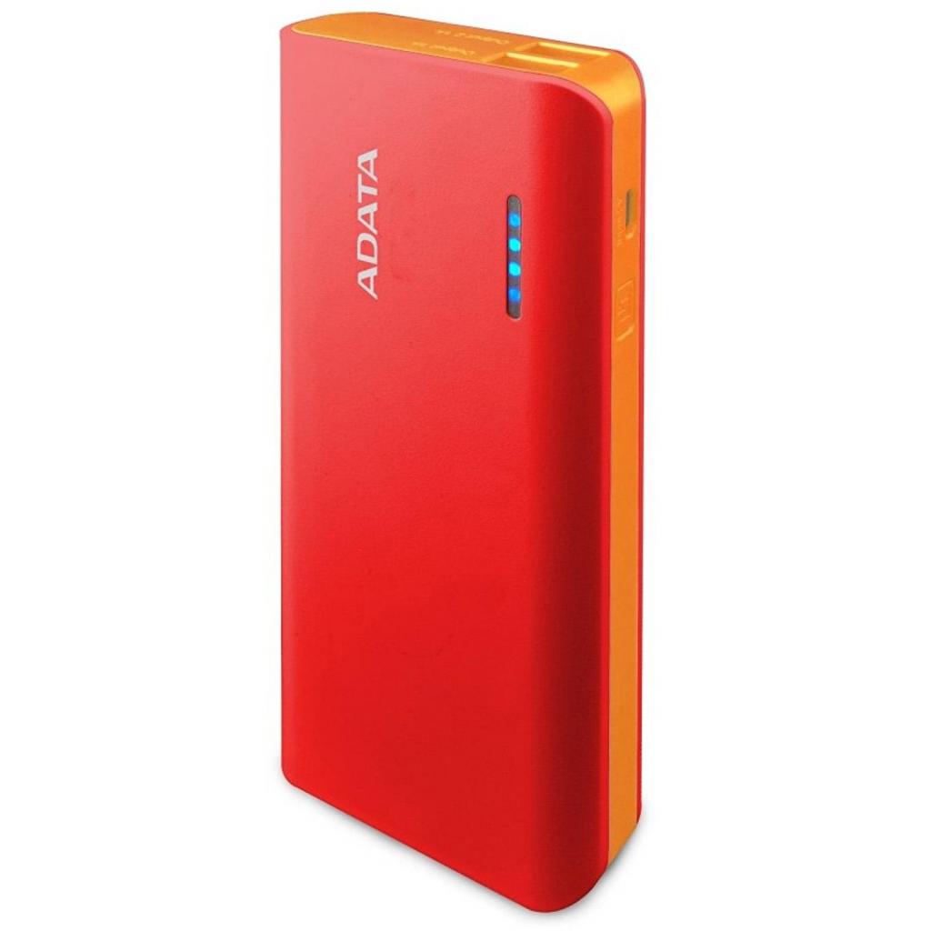 Батарея універсальна ADATA PT100 10000mAh Red-Orange (APT100-10000M-5V-CRDOR)