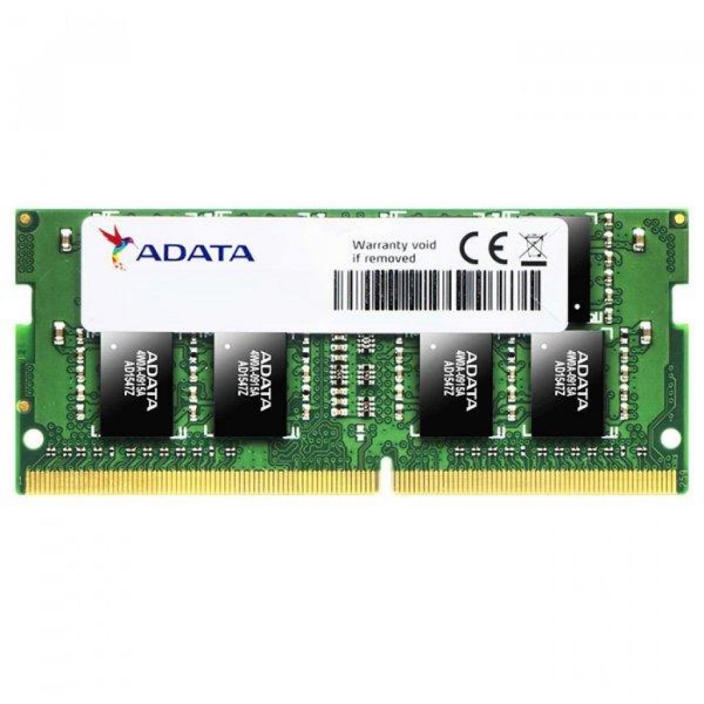 Модуль пам'яті для ноутбука SoDIMM DDR4 4GB 2666 MHz ADATA (AD4S2666J4G19-S)