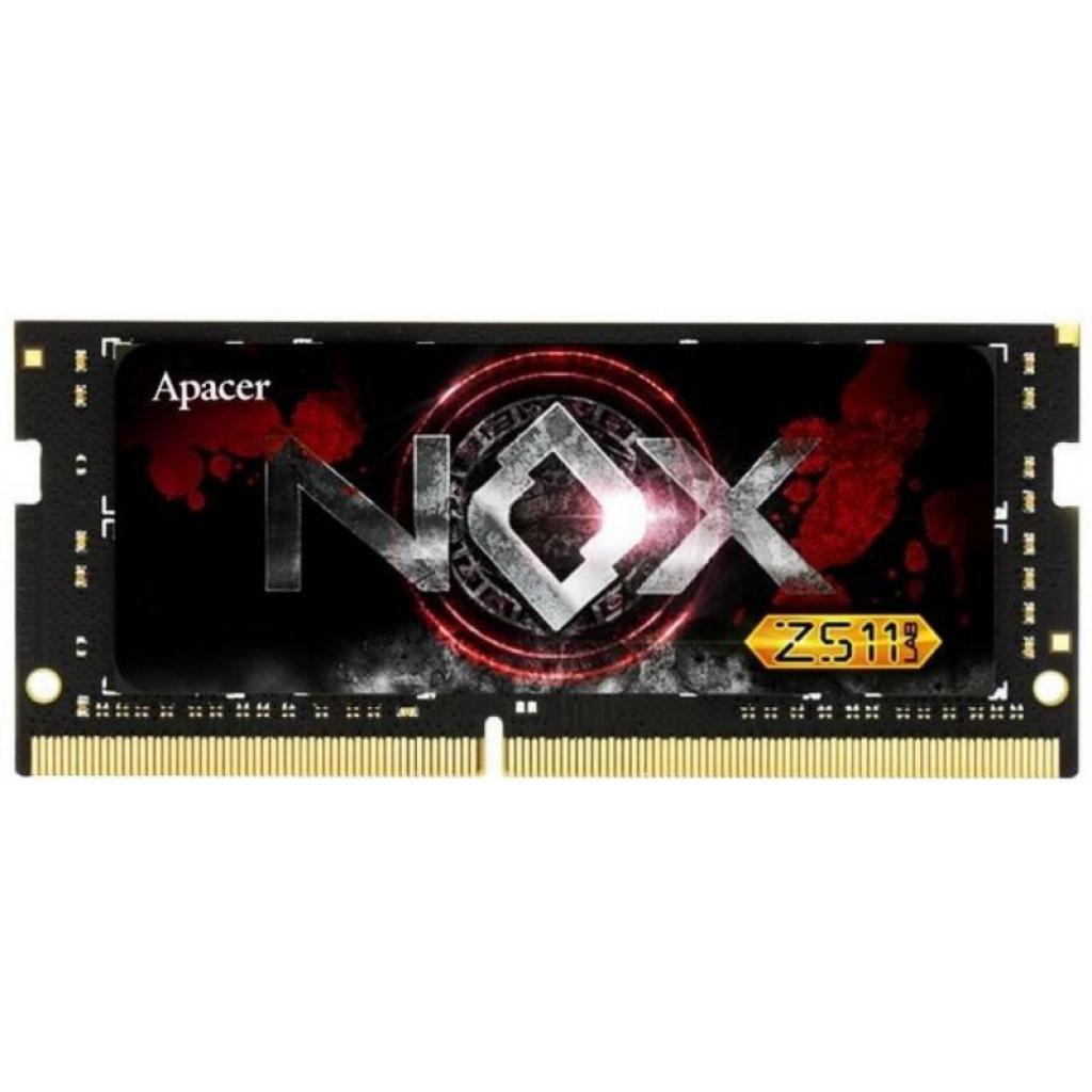 Модуль пам'яті для ноутбука SoDIMM DDR4 8GB 3000 MHz NOX Series Apacer (EV.08G2Z.GGE)