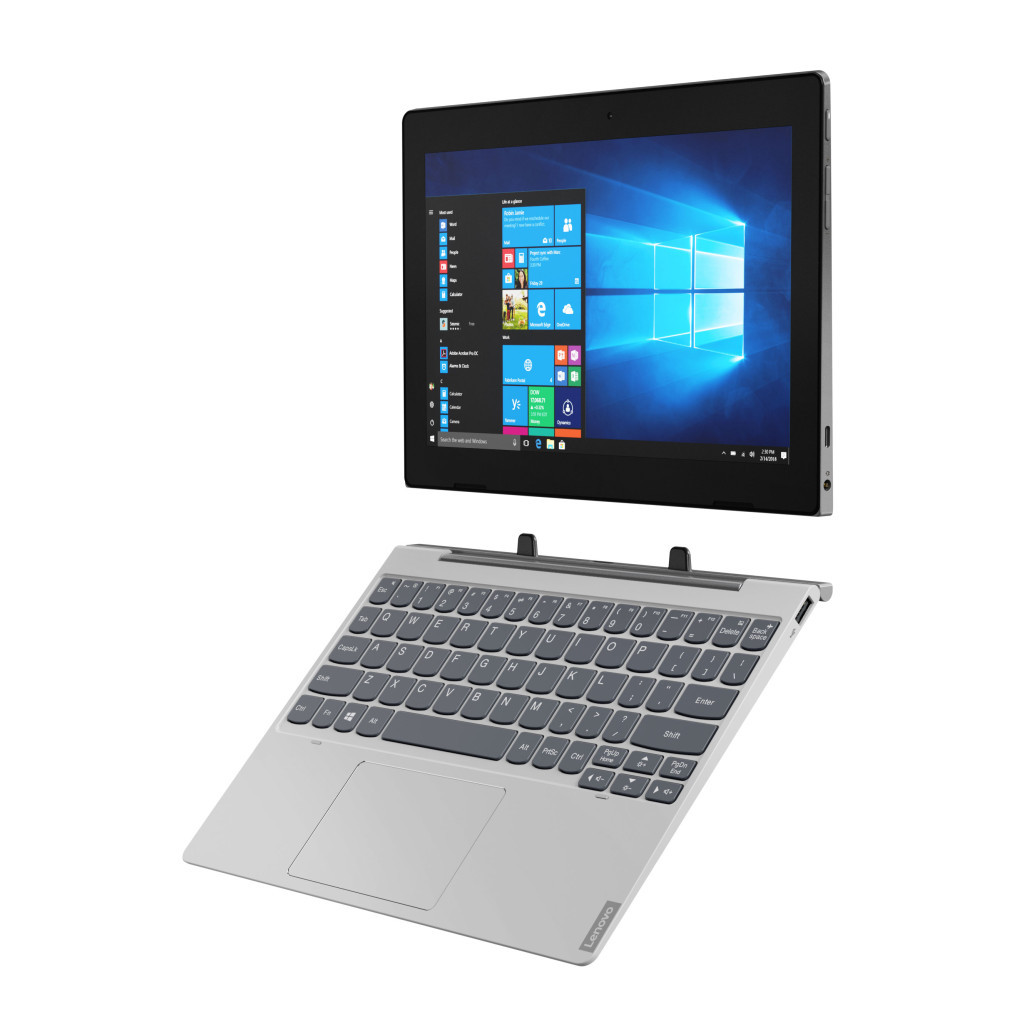 Планшет Lenovo D330 FHD N4000 4/64 LTE Win10P Mineral Grey (81H300K2RA)