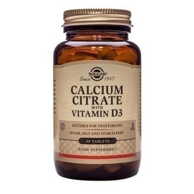 Вітамінно-мінеральний комплекс Solgar Цитрат Кальція + Вітамін D3, Calcium Citrate with Vitamin D3 (SOL00430)