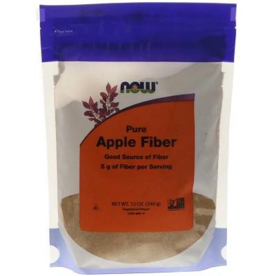 Вітамін Now Foods Чистий яблучна клітковина, Pure Apple Fiber, Порошок, 340 гр (NOW-05908)