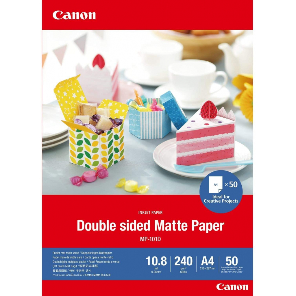 Фотопапір Canon A4 Double Sided Matte PaperMP-101 50sh (4076C005)