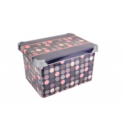 Контейнер для зберігання Violet House 0647 Decor Polka Dot 10 л (0647 DECOR Polka dot)