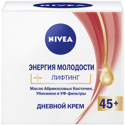 Крем для обличчя Nivea Денний Енергія Молодості 45+ 50 мл (4005900450937)