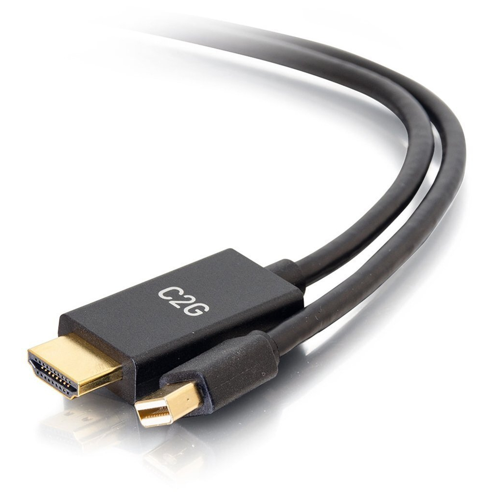 Кабель мультимедійний Mini DP to HDMI 1.8m C2G (CG84436)