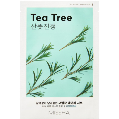 Маска для обличчя Missha Airy Fit Tea Tree Sheet Mask З екстрактом чайного дерева 19 г (8809581454750)