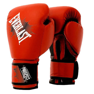 Боксерські рукавички Everlast Prospect Gloves 820260-70-4 червоний/чорний 8 oz (009283606411)