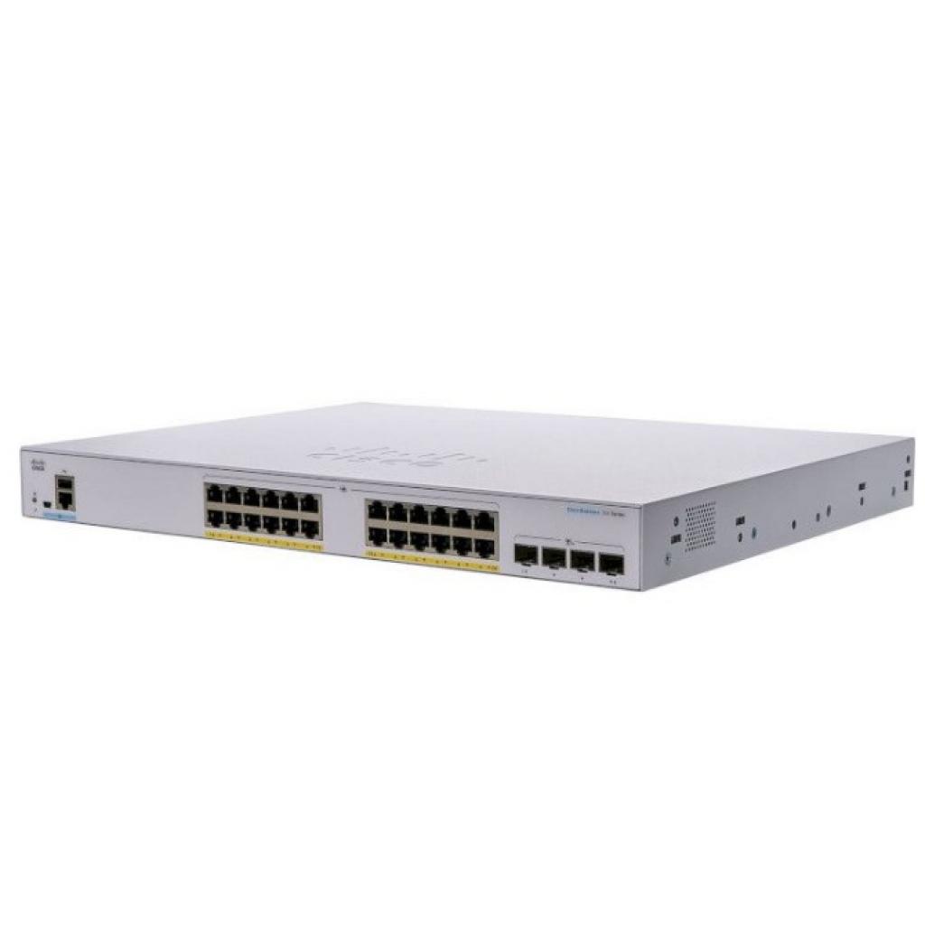 Комутатор мережевий Cisco CBS350-24P-4G