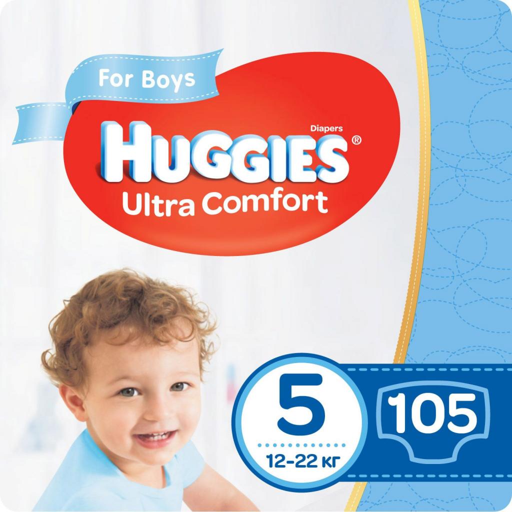 Підгузок Huggies Ultra Comfort 5 Box для хлопч 105 шт (5029053546902)