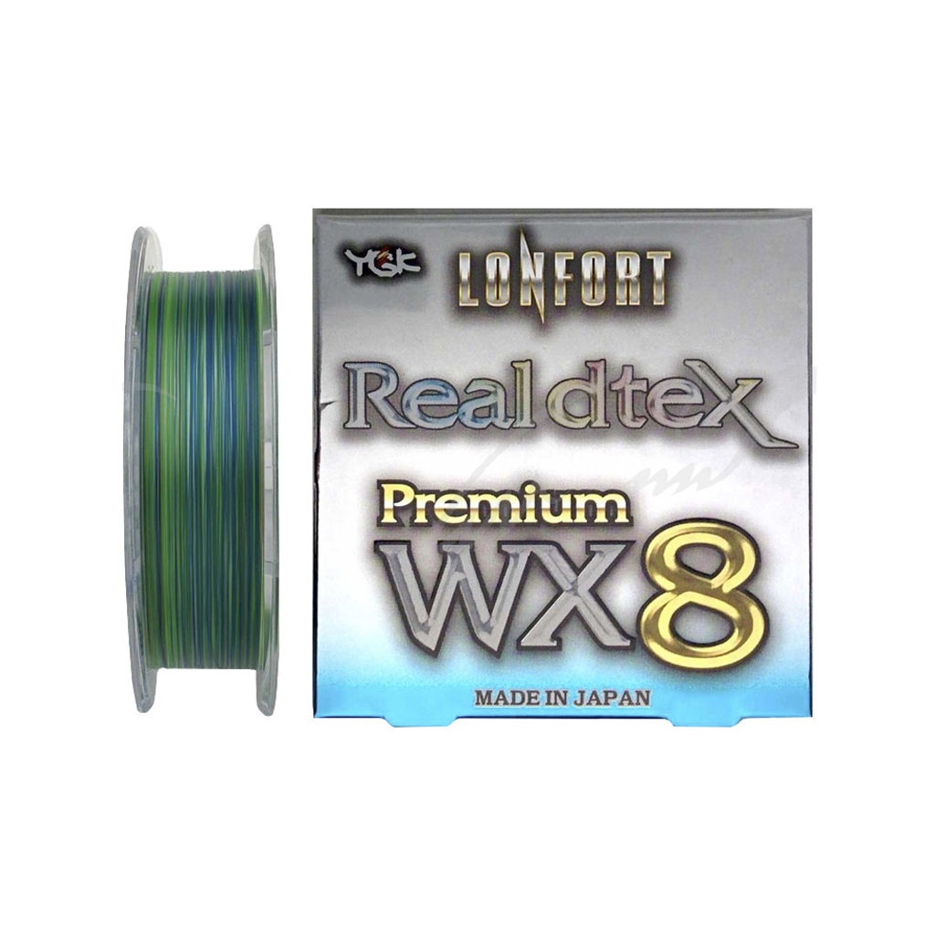 Шнур YGK Lonfort Real DTex X8 150m Multi Color 0.3/9lb (5545.00.49)