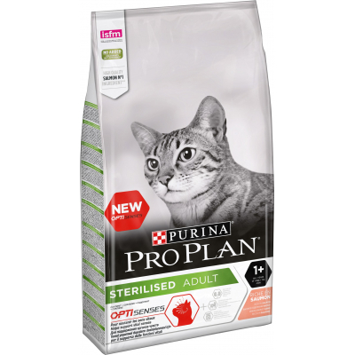 Сухий корм для кішок Purina Pro Plan Sterilised з лососем 10 кг (7613036517164)