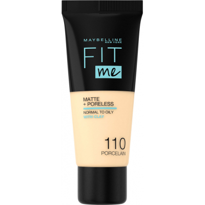 Тональний крем Maybelline New York Fit Me Matte + Poreless 110 - Porcelain 30 мл (3600531324506)