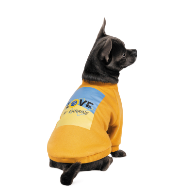 Толстовка для тварин Pet Fashion Love for Ukraine M (4823082429226)