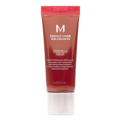 BB-крем Missha M Perfect Cover BB Cream EX SPF42/PA+++ 25 - Warm Beige (8809747940677)