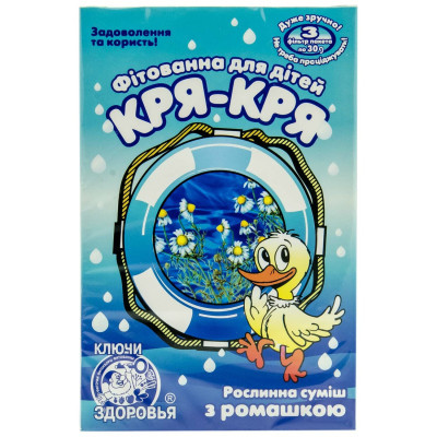 Трави Ключі здоров'я Фітована 2 Кря-кря з ромашкою 3 по 30г (4820072670231)