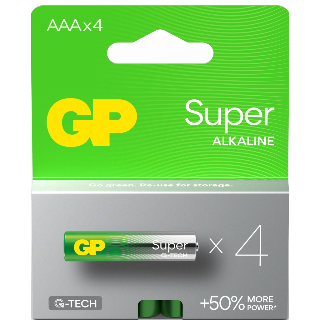 Батарейка Gp AAA LR3 Super Alcaline * 4 (24A-U4 / 4891199000058)