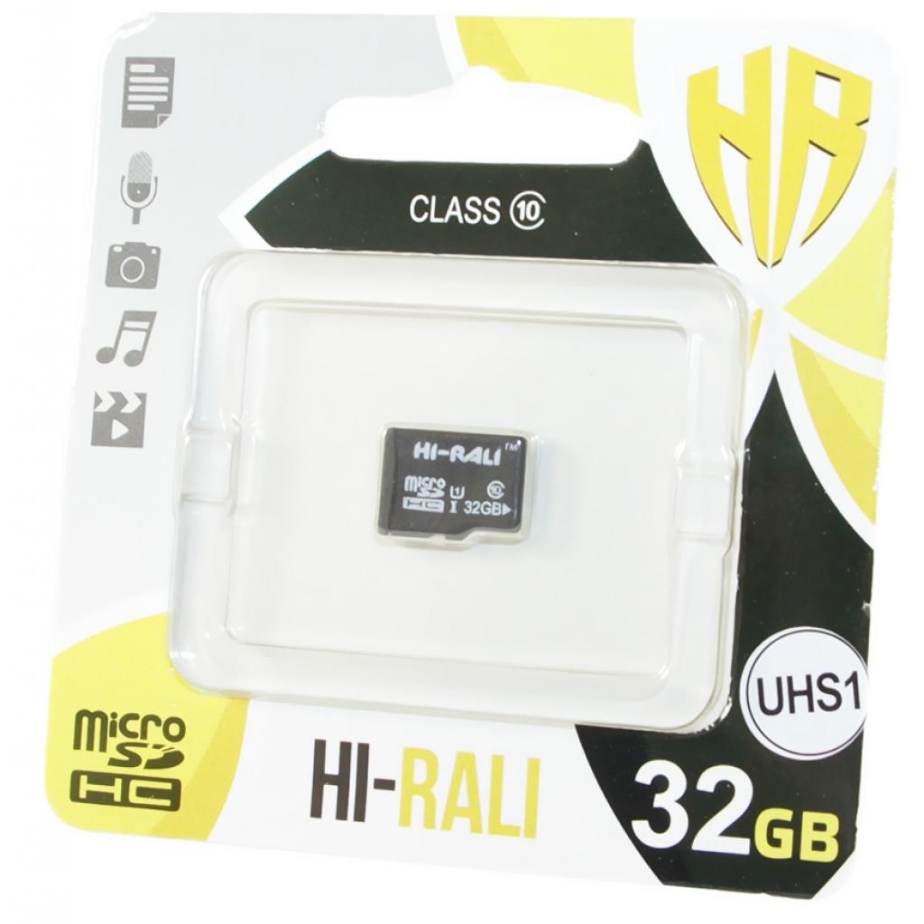 Карта пам'яті Hi-Rali 32GB microSDHC class 10 UHS-I (HI-32GBSD10U1-00)