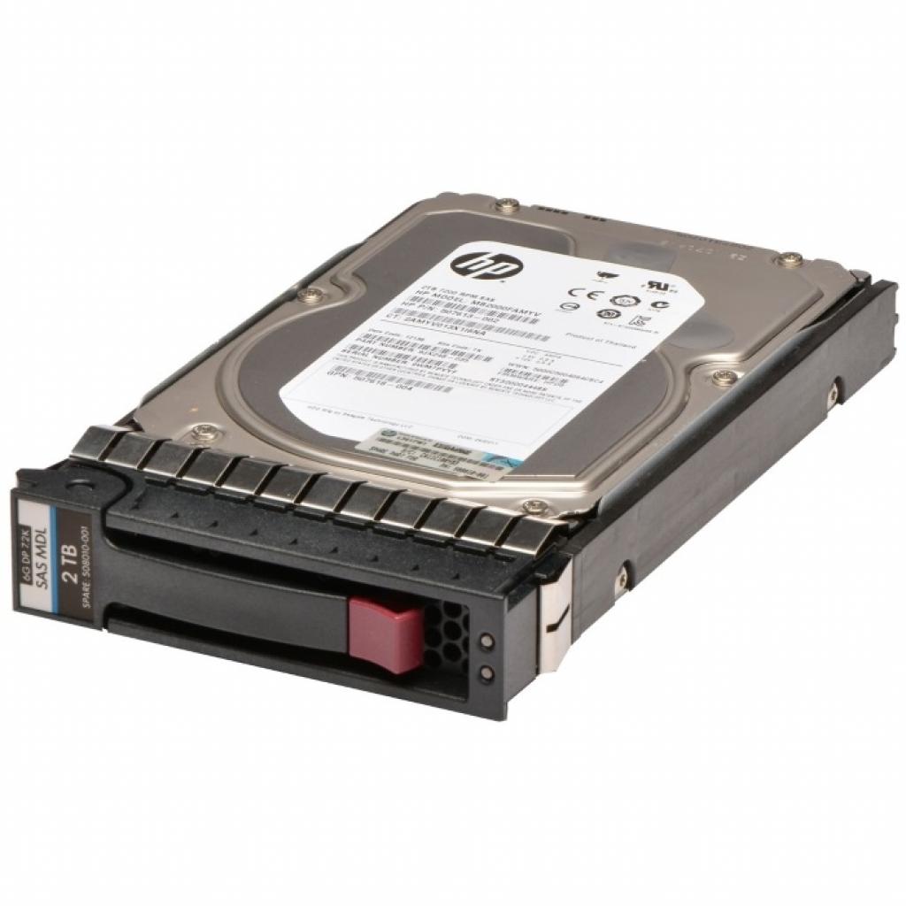 Жорсткий диск для сервера HP 2TB SATA 7.2K LFF LP DS HDD (861681-B21)