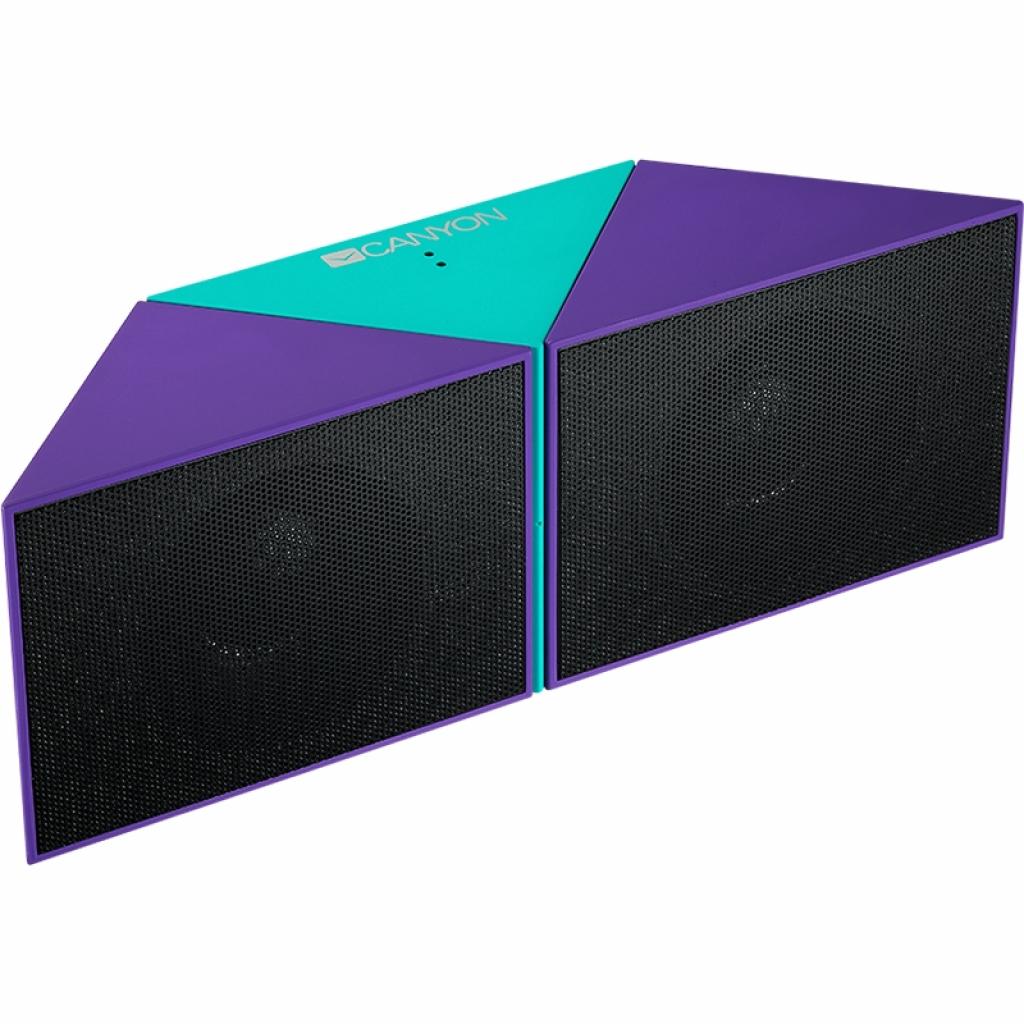 Акустична система Canyon Transformer Portable Bluetooth Speaker Purple (CNS-CBTSP4GBL)