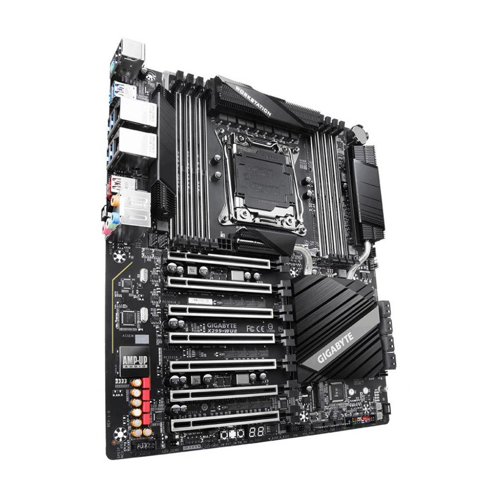 Серверна материнська плата GIGABYTE X299-WU8 s2066 X299 8DDR4 7xPCIex16 M.2 SPDIF Type-C ATX (X299-WU8)