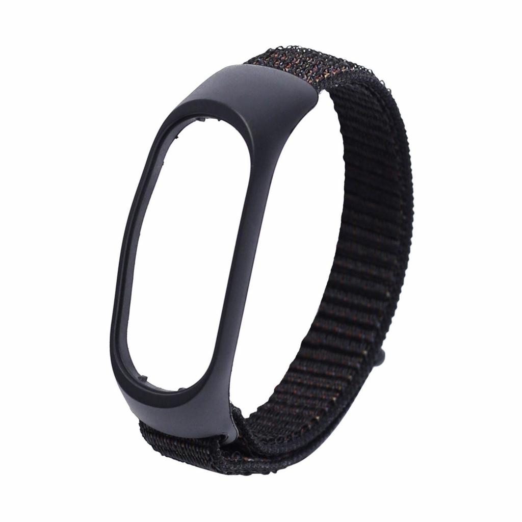 Ремінець до фітнес браслета XoKo Nylon для Xiaomi Mi Smart Band 5 Black (XK-NLN5-BK)