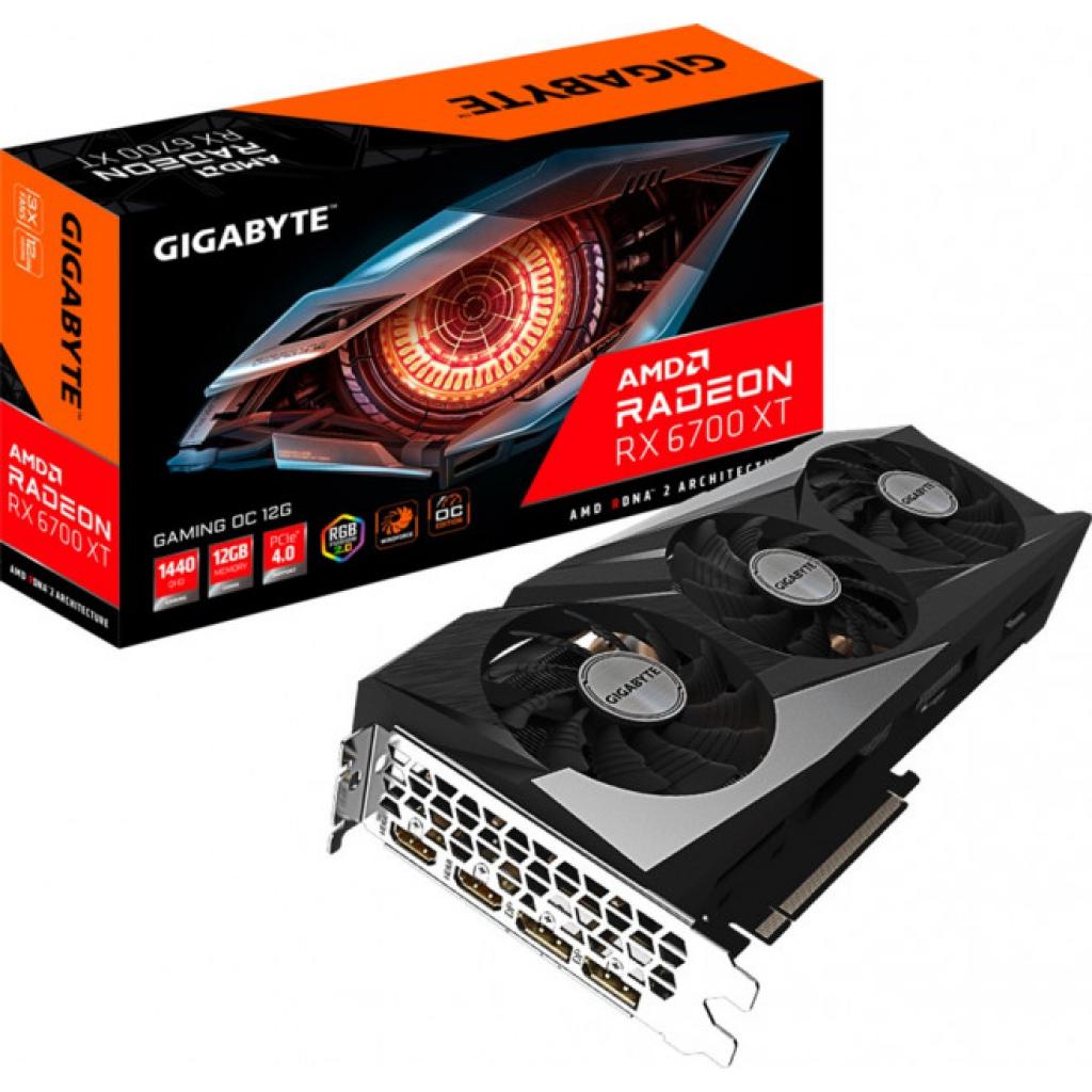 Відеокарта GIGABYTE Radeon RX 6700 XT 12Gb GAMING OC (GV-R67XTGAMING OC-12GD)