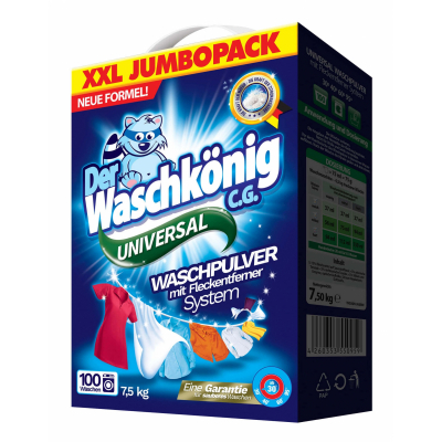 Пральний порошок Waschkonig Universal 7.5 кг (4260353550959)