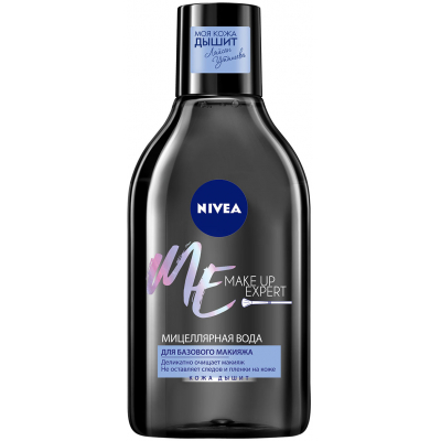 Міцелярна вода Nivea Make Up Expert для зняття базового макіяжу 400 мл (4005900575487)