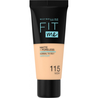 Тональний крем Maybelline New York Fit Me Matte + Poreless 115 - Ivory 30 мл (3600531324513)