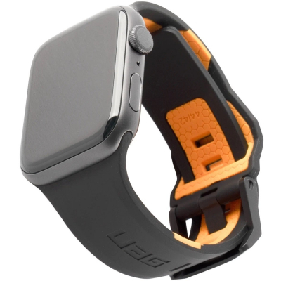 Ремінець до смарт-годинника Uag для Apple Watch 44/42 Civilian, Black/Orange (19148D114097)