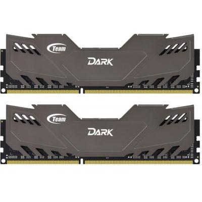 Модуль пам'яті для комп'ютера DDR3 8GB (2x4GB) 1866 MHz Dark Series Grey Team (TDGED38G1866HC9KDC01)