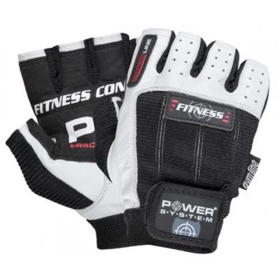 Рукавички для фітнесу Power System Fitness PS-2300 Black/White XS (PS-2300_XS_Black-White)