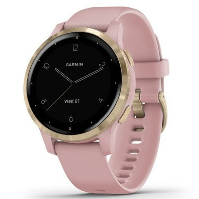 Смарт-годинник Garmin vivoactive 4S, Dust Rose/Light Gold (010-02172-33)