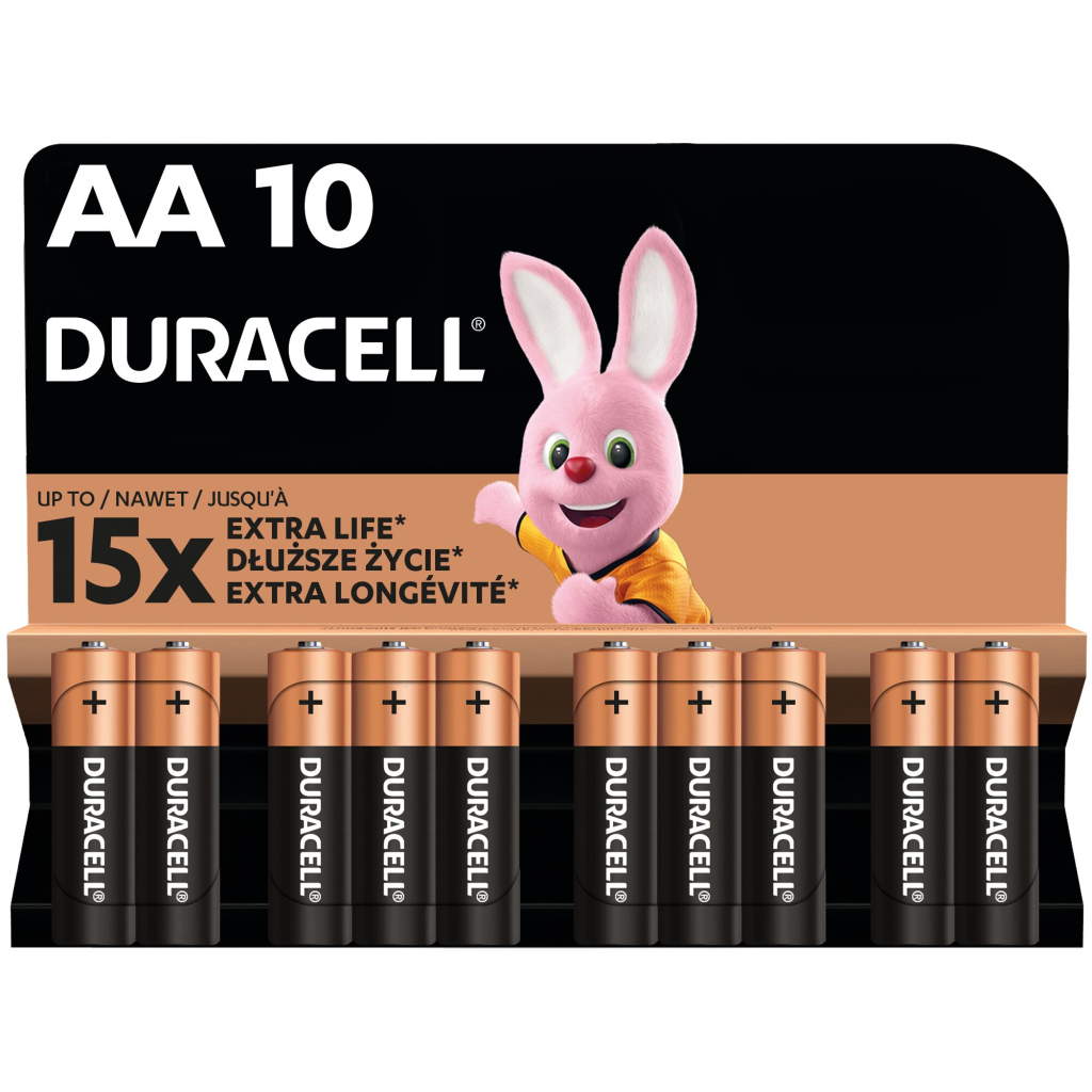 Батарейка Duracell AA MN1500 LR06 * 10 (5002508/5006461)