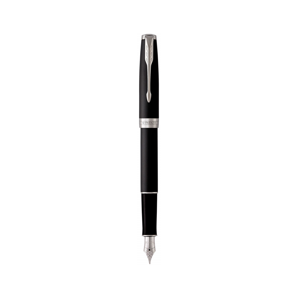 Ручка пір'яна Parker SONNET 17 Matte Black Lacquer CT  FP F (84 911)