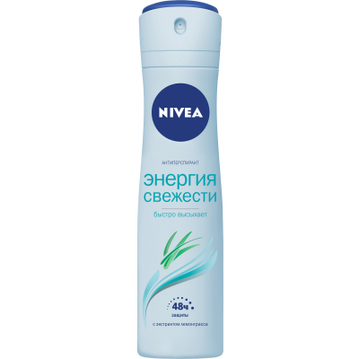 Антиперспірант Nivea Енергія Свіжості спрей 150 мл (4005808238194)