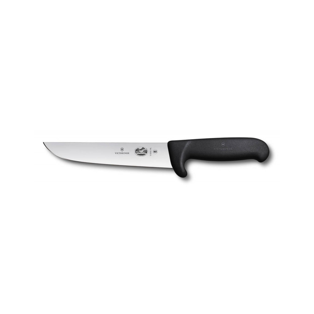 Кухонний ніж Victorinox Fibrox Butcher 18 см Black (5.5203.18)