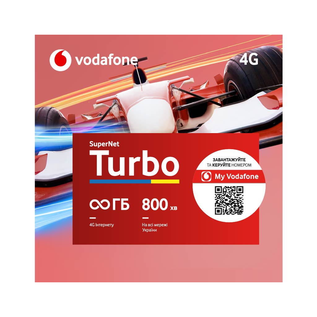 Стартовий пакет Vodafone Turbo 2022