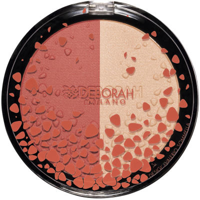 Рум'яна Deborah Duo Blush & Highlighter 02 - Pesca (8009518289572)