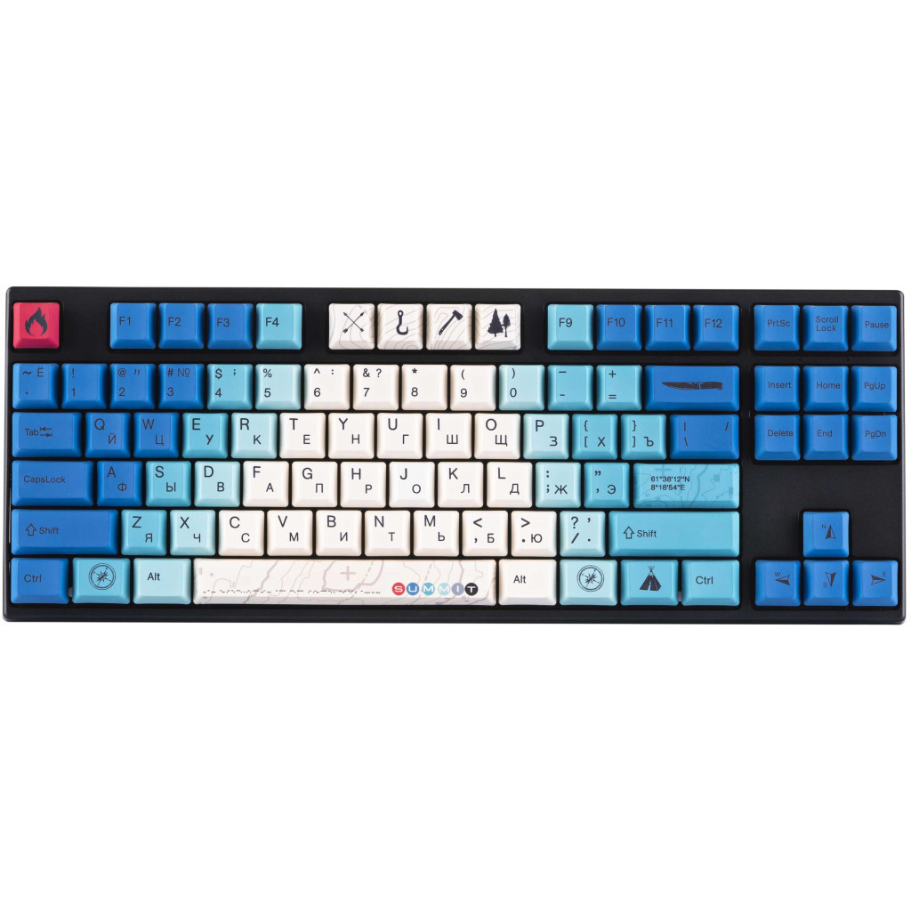 Клавіатура Varmilo VEA87 Summit R2 Cherry Mx Red Multicolor (A23A022A3A1A06A007)