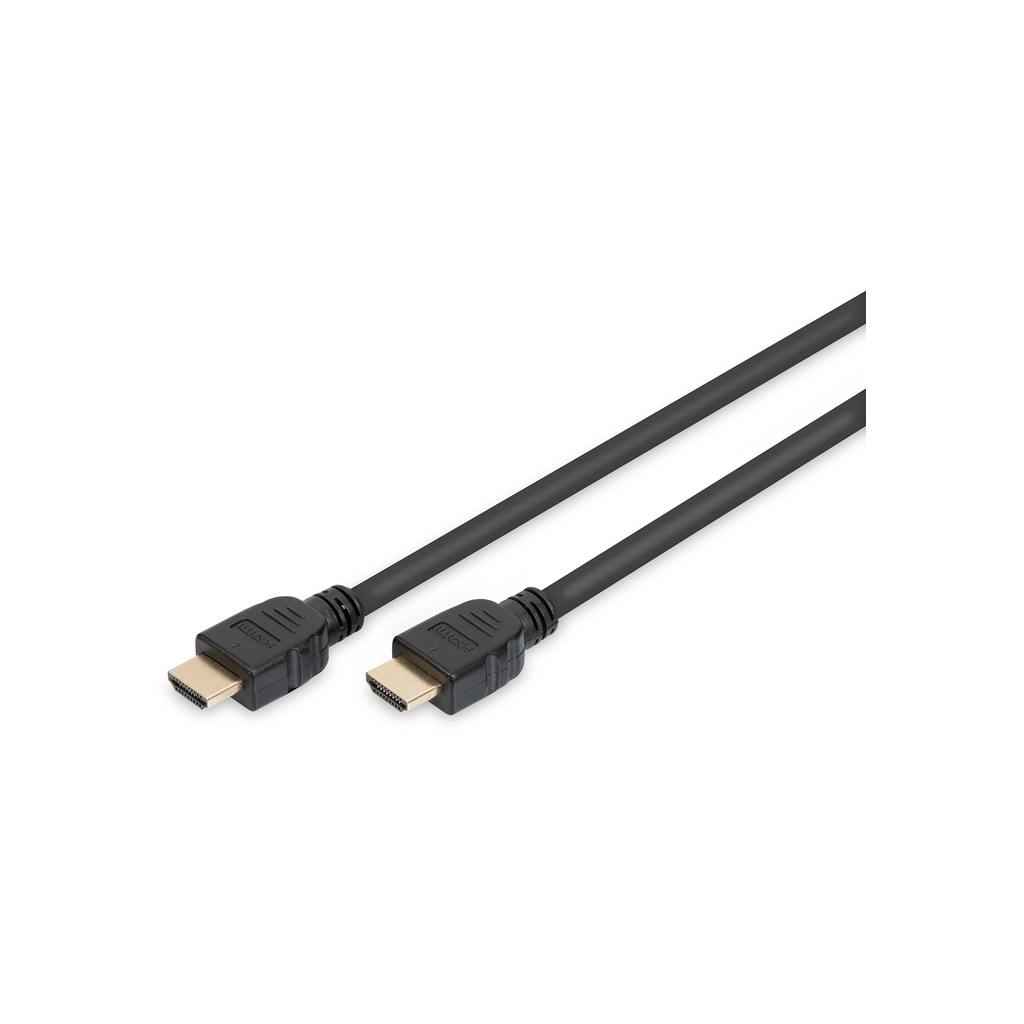 Кабель мультимедійний HDMI to HDMI 5.0m 8k UHD w/Ethernet Digitus (AK-330124-050-S)