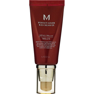 BB-крем Missha M Perfect Cover BB Cream EX SPF42/PA+++ Moisturized Complexion 23 - Natural Beige (8809747940721)