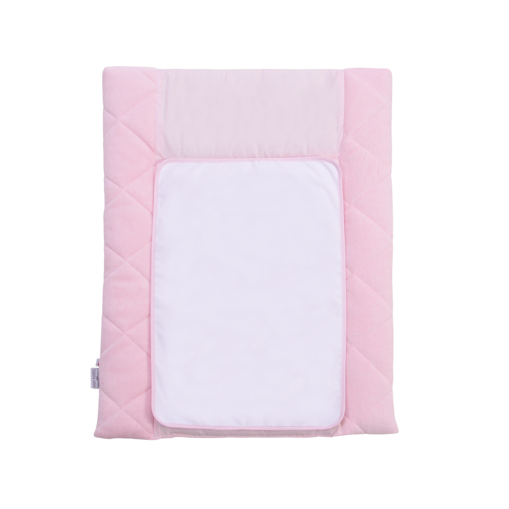 Пеленальний матрацик Верес Velour Lignt pink 50х70 см (429.04)